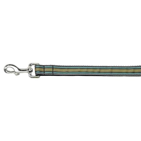 UNCONDITIONAL LOVE Preppy Stripes Nylon Ribbon Collars Light Blue Khaki 1 wide 6ft Lsh UN749570